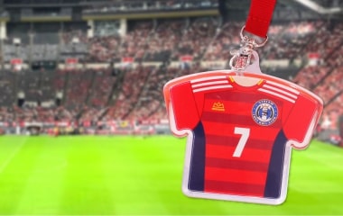 MEGAキーホルダーはファンサポーターグッズとして