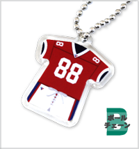 商品番号：AB-02（アクリル上下Xボールチェーン）