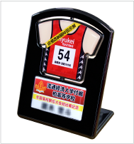 商品番号：KK-03、オリジナルユニフォーム型回転スタンド(ブラック)