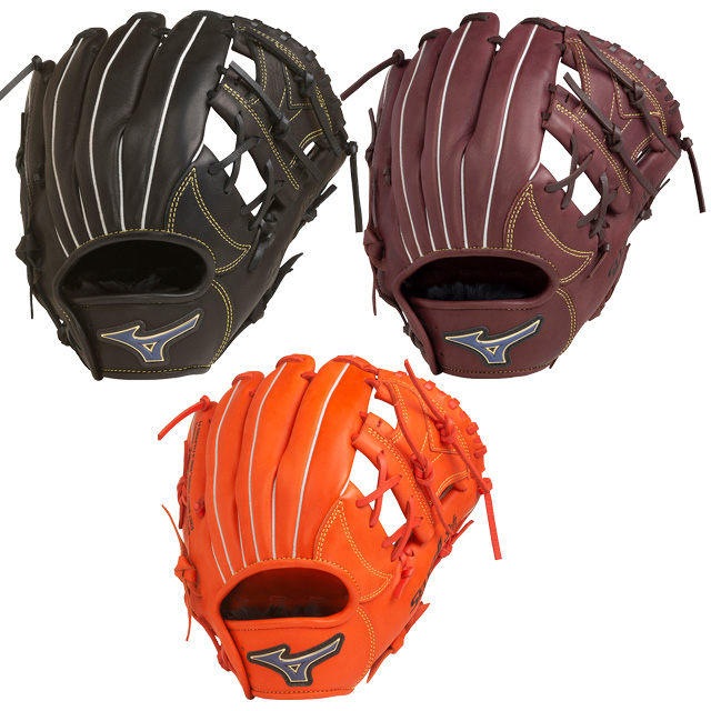 限定品・坂本型】 ミズノプロ 軟式 内野手用 型押しレザー