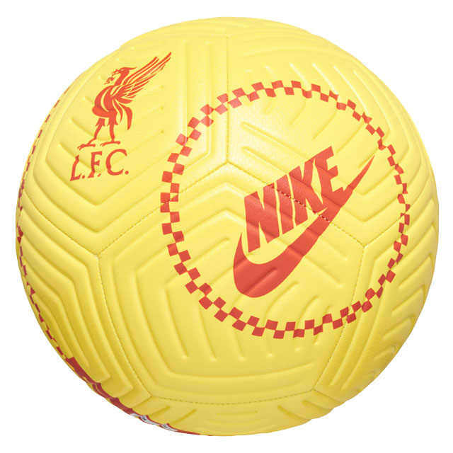 ナイキ サッカーボール リバプールfc ストライク 4号球 Lfc イエロー Nike22ball Dc2377 703 4 スポーツサクライ スポサク公式通販サイト 大阪のサッカー フットサル専門店