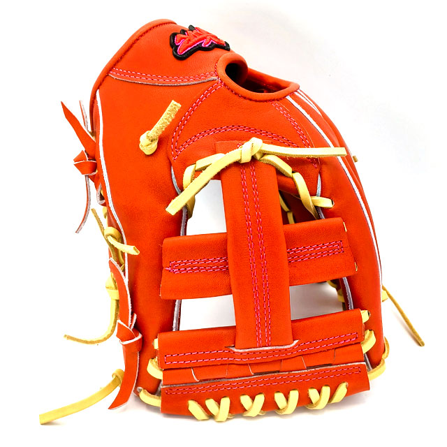 激レア ジュテルレザー Yell-story 硬式野球グローブ オレンジ 限定】Yell-story エールストーリー 硬式野球グローブ オレンジ