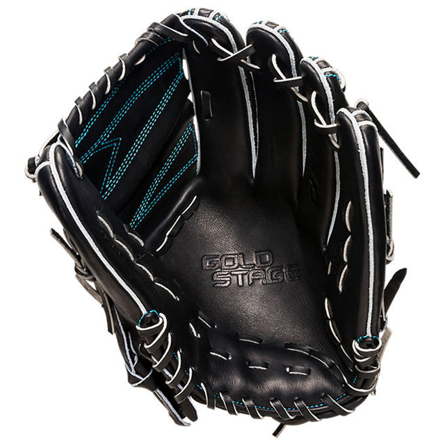 アシックス　ゴールドステージ ブラック 硬式グローブ 野球,グラブ・ミット,硬式,外野手用のアシックス asics 一般