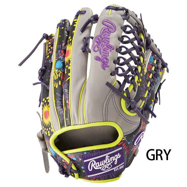 新品　ローリングス　軟式 HOH GRAPHIC 外野　サイズ 13 グレー 軟式 HOH® THE RAWLINGS [外野手用] サイズ 13 | グラブ