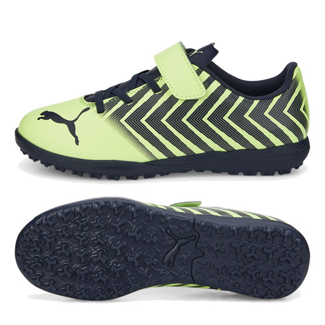 PUMA サッカーシューズ イエロー/ブルー エヴォスピード4.4 HG27.5
