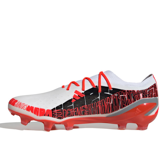 Messi サッカー用スパイク ホワイト/レッド adidasエックス スピードポータル MESSI.1 FG(ホワイト×レッド) 【公式