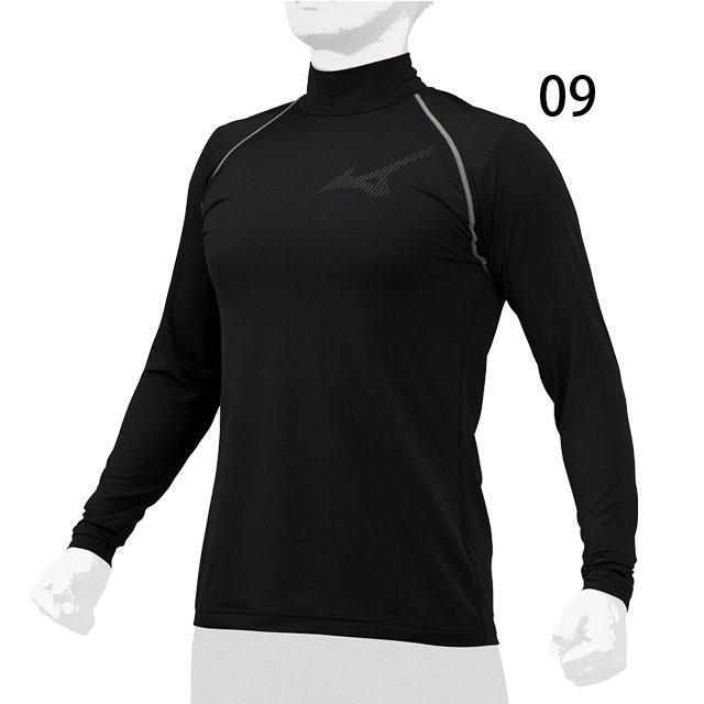 24%OFF ミズノ 裏起毛 ハイネック アンダーシャツ 長袖 野球 中学生