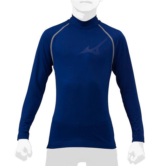 【新品未使用】サイズ4 メンズ 裏起毛 ハイネックシャツ ラッセルノ 1652 裏起毛アンダー(ハイネック／長袖／野球)|12JA2P12|ウエア|野球|ミズノ