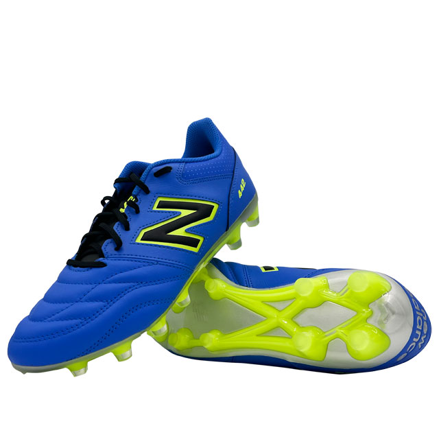 ニューバランス サッカースパイク 442 TEAM HG ブルー 天然皮革