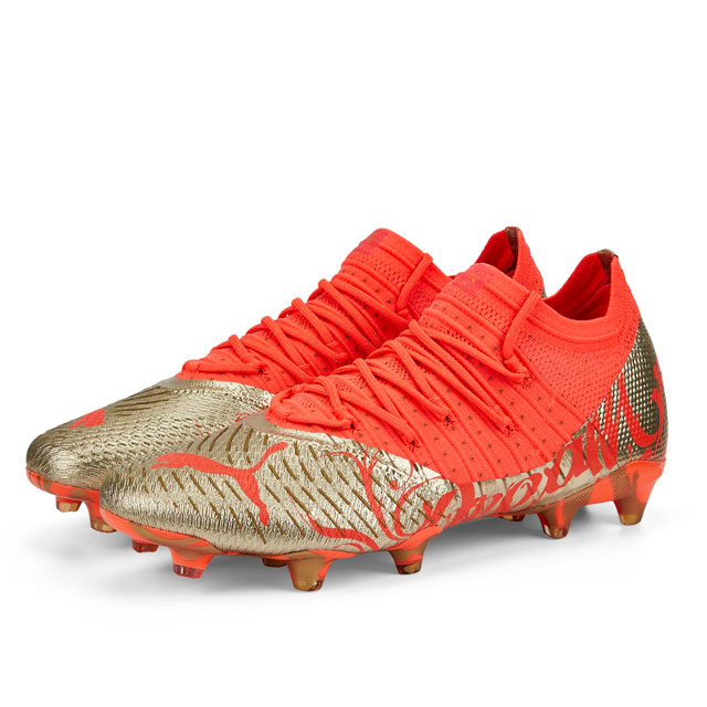 プーマ  サッカー　スパイク PUMA プーマ フューチャー Z 1.4 FG/AG(ロングパイル)(オレンジ
