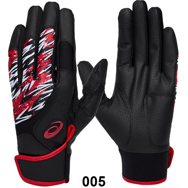 アシックス バッティング用手袋 カラー 野球 一般 少年 グローブ 打者