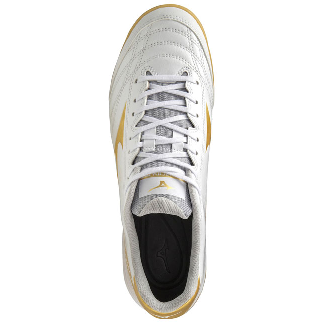 【新品未使用25.0cm】モナルシーダ NEO SALA PRO IN 白/金 ミズノ モナルシーダ NEO SALA PRO IN mizuno 【サッカー