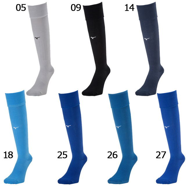 ミズノ サッカー フットサル TMムジソックス ストッキング 無地