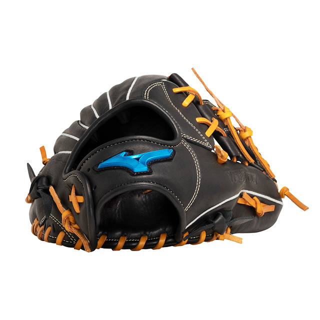 ミズノ グローブ ブロンド×ブルー サイズ9 ミズノ ソフトボールグラブ
