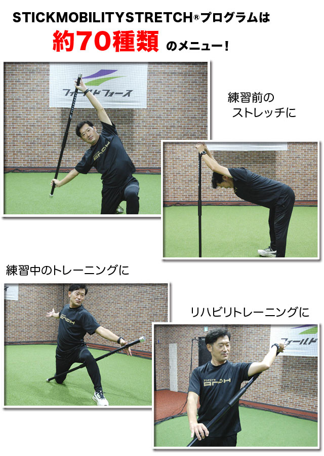 フィールドフォース スティック モビリティ ストレッチ 150cm
