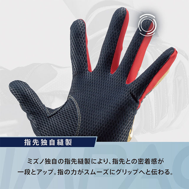 ミズノ バッティンググローブ シリコンパワーアーク DI