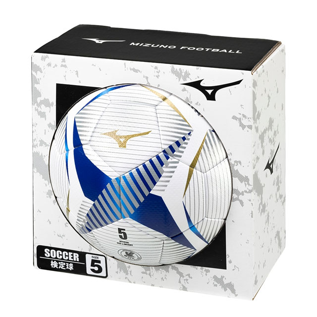 ミズノ サッカーボール 5号球 ホワイト サーマルボンディング JFA検定