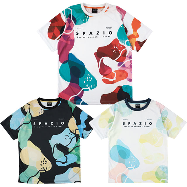 スパッツィオ サッカー フットサル ダイバーシティプラシャツ 半袖 Tシャツ トレーニングウェア 接触冷感 吸水速乾 UVケア <br>SPAZIO2024FW <br>GE0999