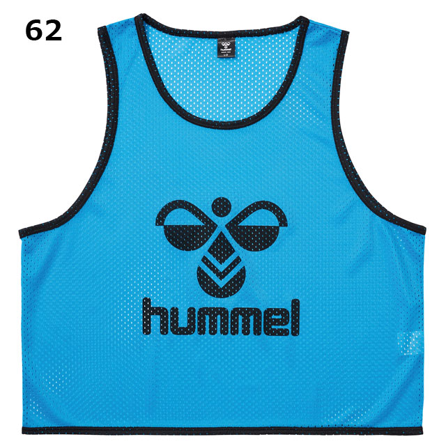 hummel 厚手メッシュイエロー サッカー ビブス ジュニア用 ヒュンメル サッカー フットサル トレーニングビブス 1枚 番号なし