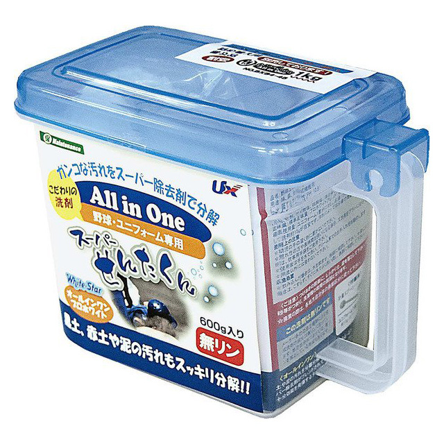 ユニックス 野球 ユニフォーム専用洗剤 スーパーせんたくん 600g 粉末