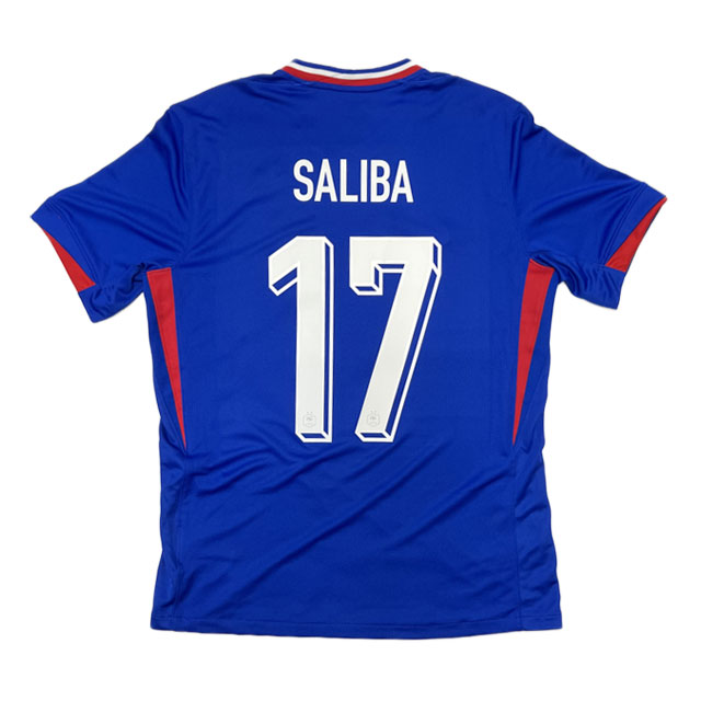 24-25 フランス代表 ホーム 17番 サリバ ユニフォーム 半袖 24