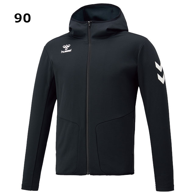 ヒュンメル サッカー フットサル トレーニングジップアップフーディー