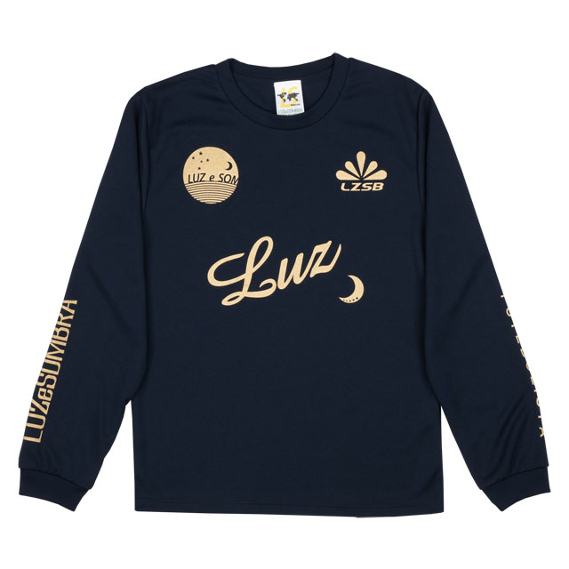 Lサイズ ルースイソンブラ プラシャツ ネイビー ネイビーLUZ e SOMBRA ノースリ シャツ Lサイズ ルースイ