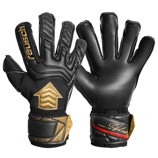 ロイシュ サッカー キーパーグローブ アトラクト AB1 ゴールド X ブラック ゴールド アリソン･ベッカー監修モデル （reusch） 5460964-7707 ロイシュ サッカー キーパーグローブ アトラクト AB1 ゴールド X