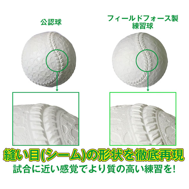 フィールドフォース ナイトボール J号 2P 2個セット 夜でも見やすい