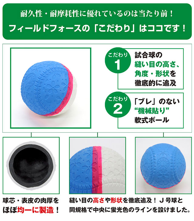 フィールドフォース 回転チェックボール M号 1球 練習球 コントロール