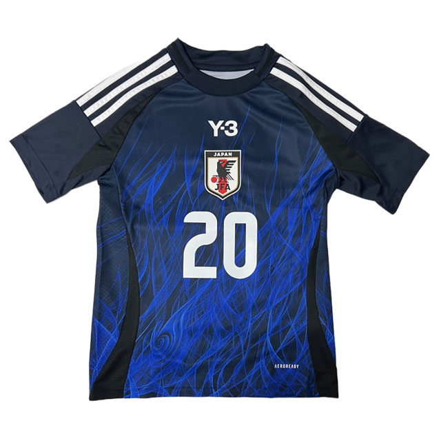 Y3 サッカー　日本代表ユニフォーム　久保建英20番　ネーム入り アディダス キッズ サッカー日本代表 2024 ホーム レプリカ