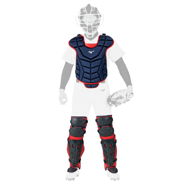 ミズノ 軟式・ゴムソフトボール用 プロテクター 捕手用 25SS 野球