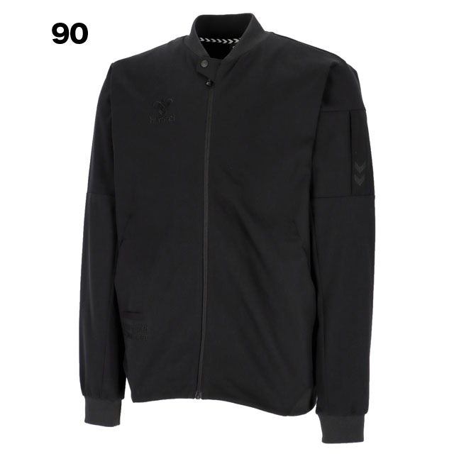 hummel ジップアップジャケット 黒 hummel ジップアップジャケット 黒