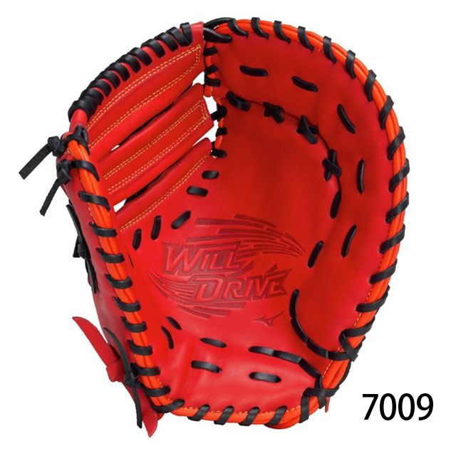 ミズノ 軟式グラブ ファーストミット WILL DRIVE RED IBE 25SS 野球