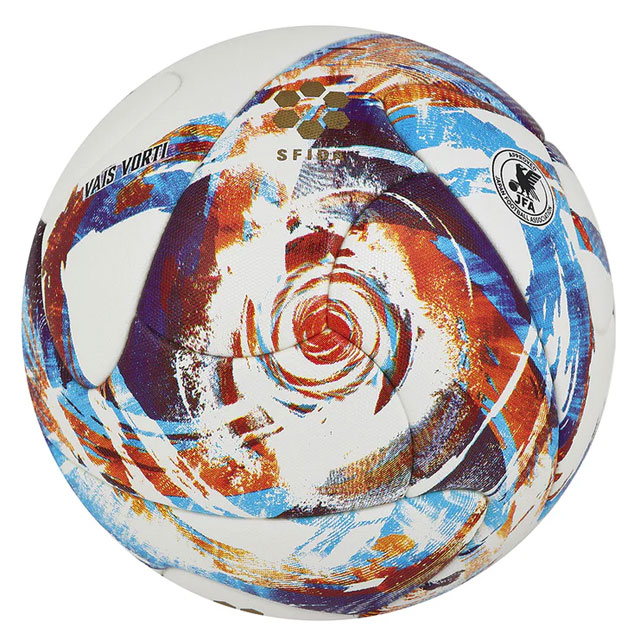 スフィーダ サッカーボール VAIS VORTI MATCH 5号球 ホワイト ブルー