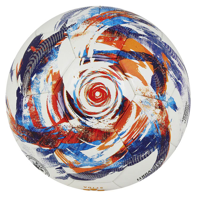 スフィーダ サッカーボール VAIS VORTI 5号球 ホワイト ブルー JFA検定