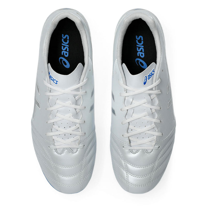 asics DS LIGHT トレーニングシューズ ホワイト/シルバー 合成皮革 asics DS LIGHT トレーニングシューズ ホワイト/シルバー 合成