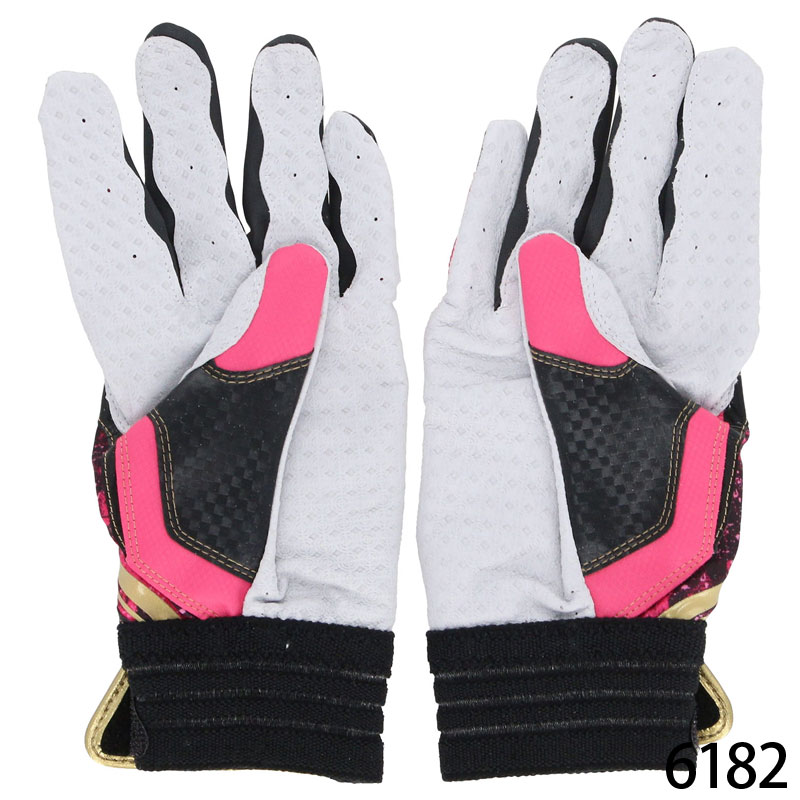 【刺繍無料】　両手用　Mサイズ　アディダス　バッティンググラブ　DU9707　FTL05 アディダス adidas メンズ 野球 バッティング用手袋 5T バッティング