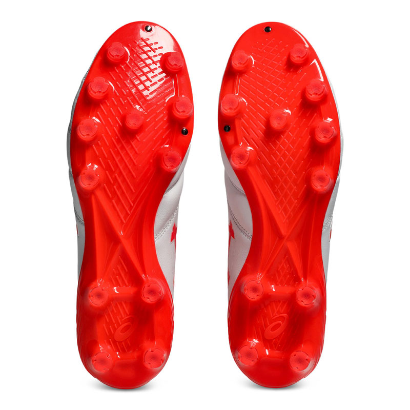 asics スパイクシューズ レッド/ホワイト ASICS 【サイズ交換送料無料】ホワイト×レッド アシックス 野球