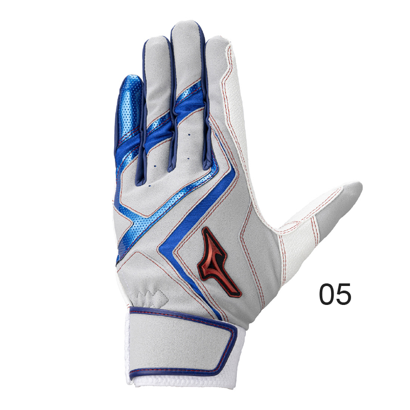 ミズノ バッティンググラブ ウィルドライブ レッド 両手用 25FW 野球