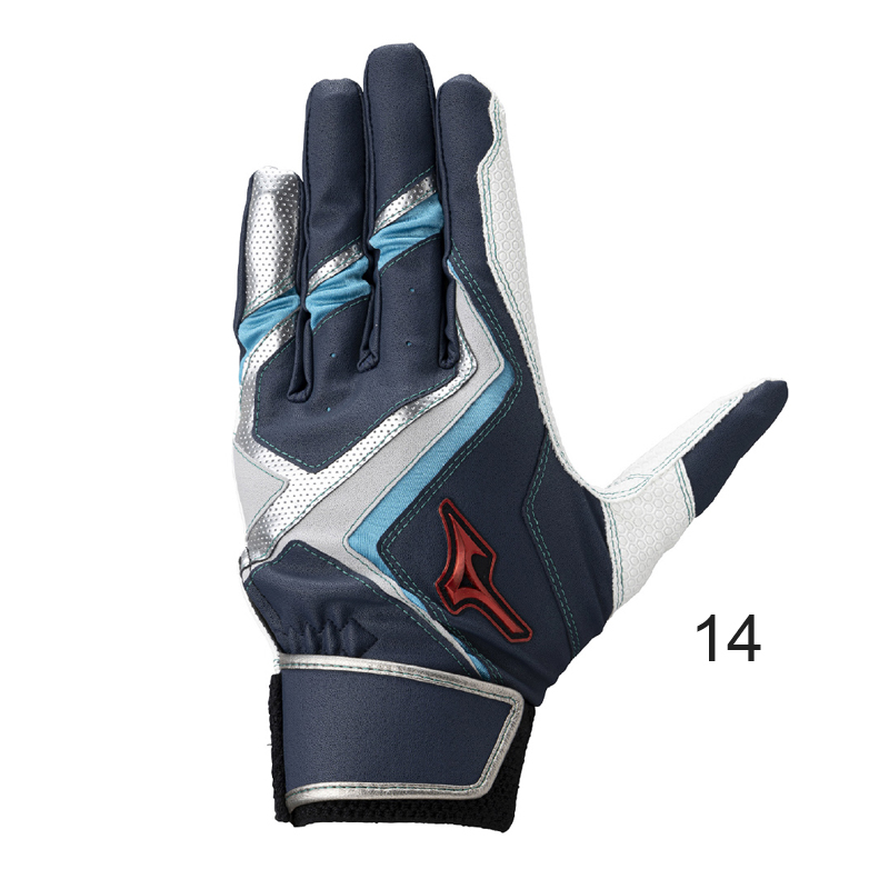 ミズノ バッティンググラブ ウィルドライブ レッド 両手用 25FW 野球