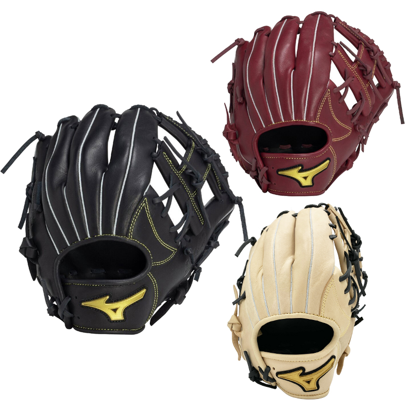 ミズノ 少年軟式グラブ グローバルエリート Professional Selection 坂本型 25FW 野球 ジュニア 少年用 子ども (少年軟式内野手用／サイズM) 1AJGY33003