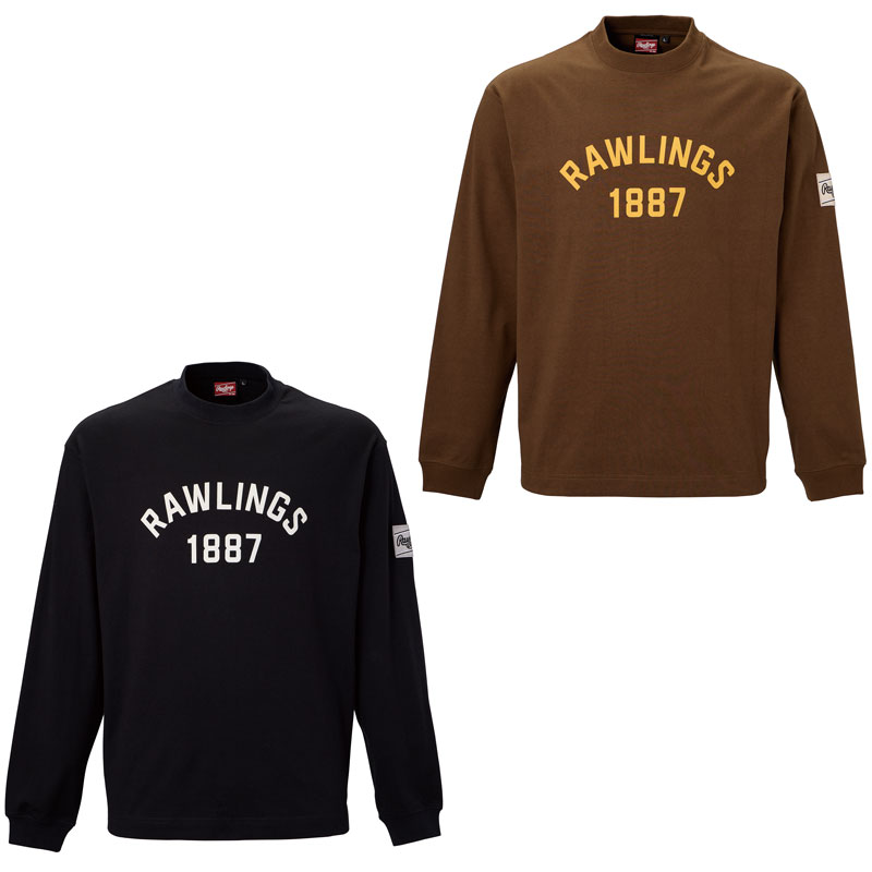 ローリングス ロングTシャツ 長袖 Rawlings2025FW 野球 トレーニングウェア 一般 大人 AST15F05