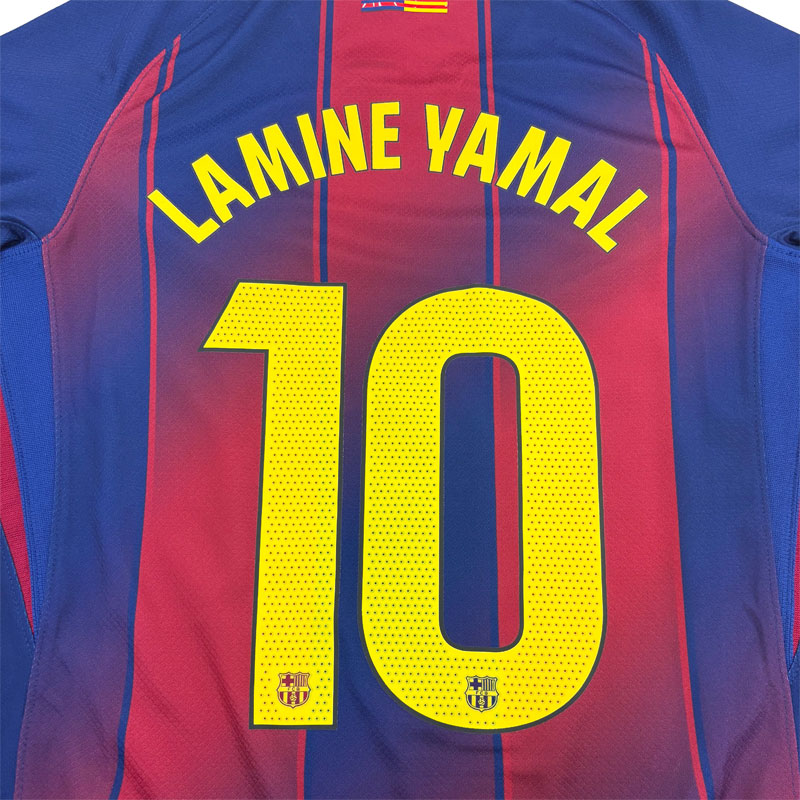 FCバルセロナ 2025-26シーズン ホームユニフォーム（ヤマル10番） NIKE FCバルセロナ 25/26 ユニフォーム ホーム 半袖