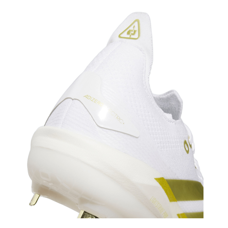 adidas ADIZERO スパイク ホワイト/ゴールド adidas 25cm限定 野球 スパイク 金具 アディダス アディゼロ