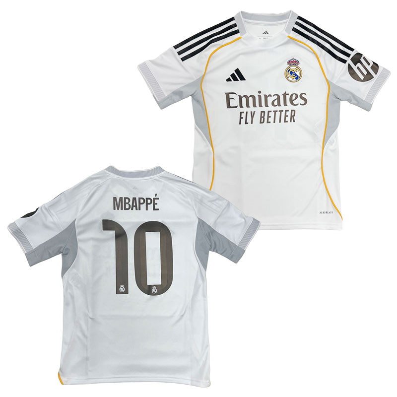 アディダス ジュニア レアル マドリード 25-26 ホーム レプリカ