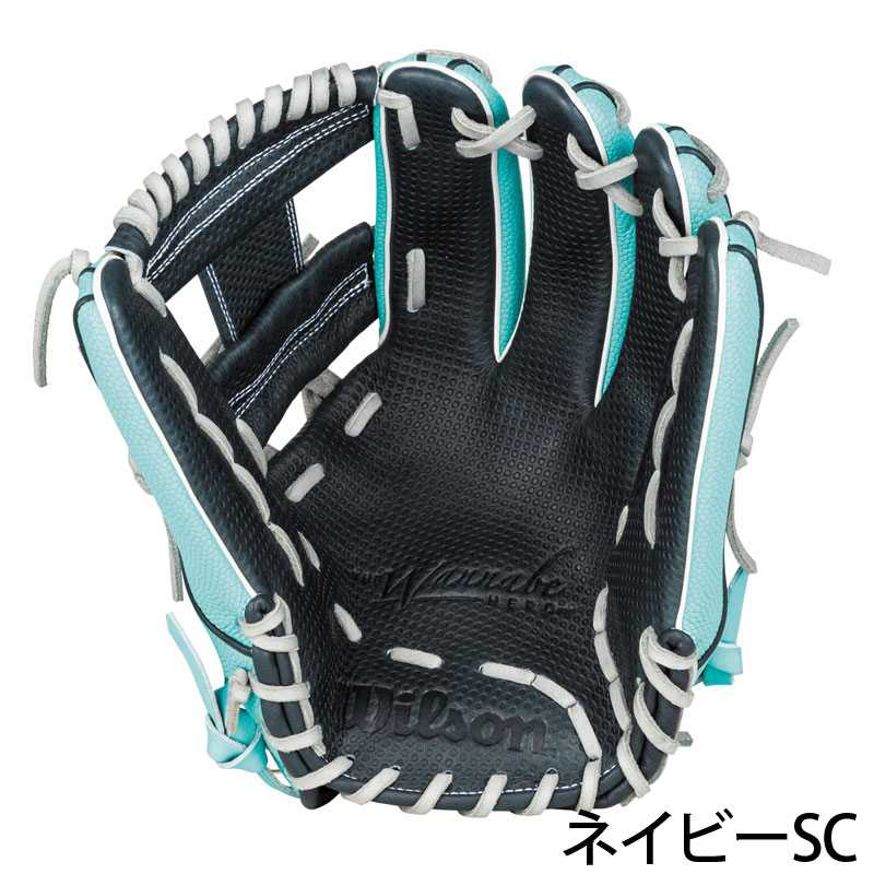 限定　ウイルソン　WBW103784　一般用　軟式用　内野手用　87型　型付け済 ウイルソン 軟式グラブ Wilson THE WANNABE HERO DUAL 87型 25FW