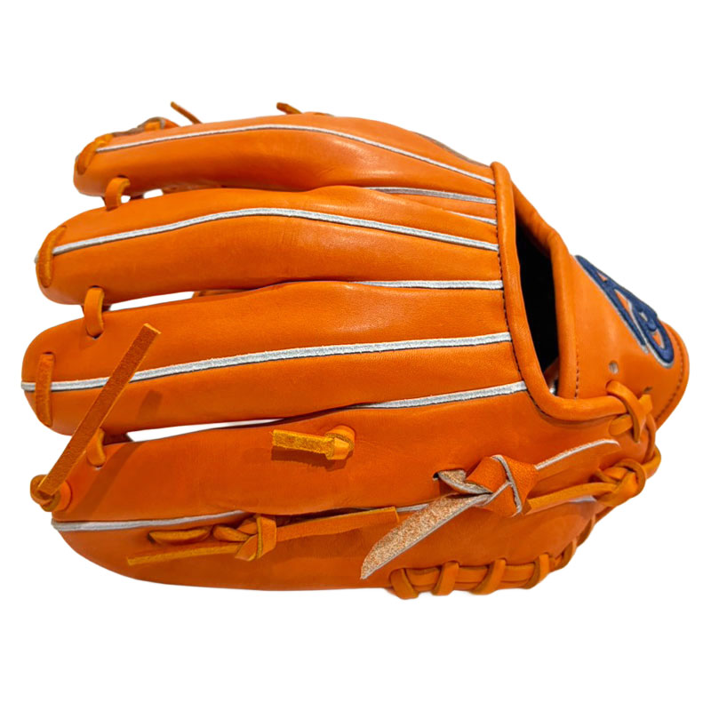 Donaiya 軟式グローブ オレンジ 15周年記念 平裏刺繍1円】ドナイヤ 限定 軟式 グローブ グラブ 内野手
