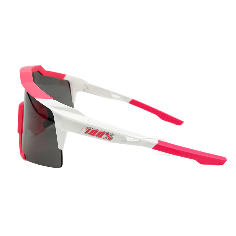 100% スポーツサングラス ホワイト/レッド 100% ワンハンドレッド スポーツサングラス SPEEDCRAFT スピード