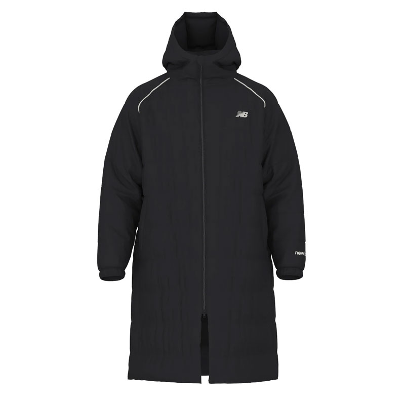 39％OFF！ ニューバランス パデッドコート ロング ブラック サッカー